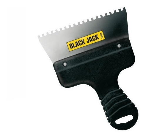 Espatula Dentada De Albañil Tipo Llana 250 Mm Black Jack Fer