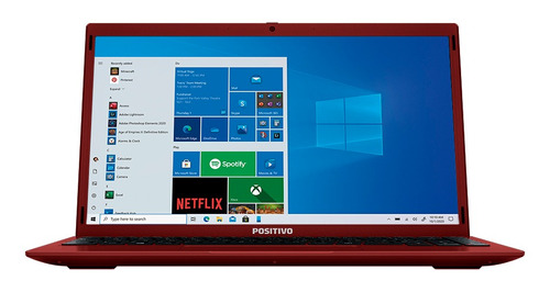 Notebook Positivo Motion C4120f Intel® Celeron® Windows 11 Home Vermelho Incluye Microsoft 365*