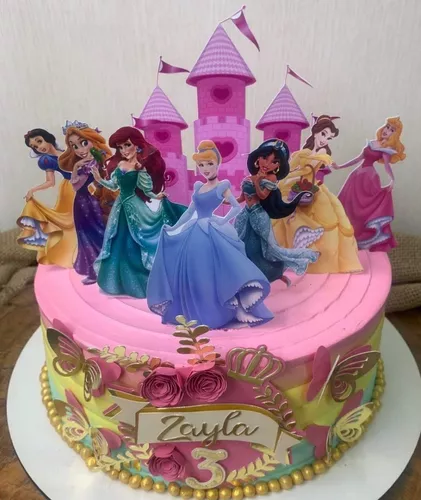 Bolo Princesas disney 