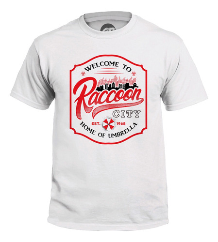 Playera Grapics Raccoon City Resident Evil Camiseta Gamer Re