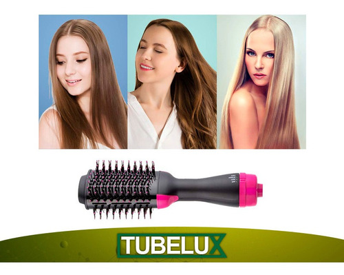 Cepillo Alisador Secador 360º Brushing Peine Anti Frizz