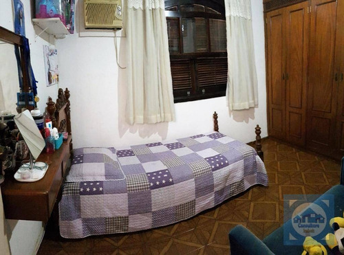 Casa Com 3 Dormitórios À Venda, 190 M² Por R$ 730.000,00 - Campo Grande - Santos/sp - Ca0774