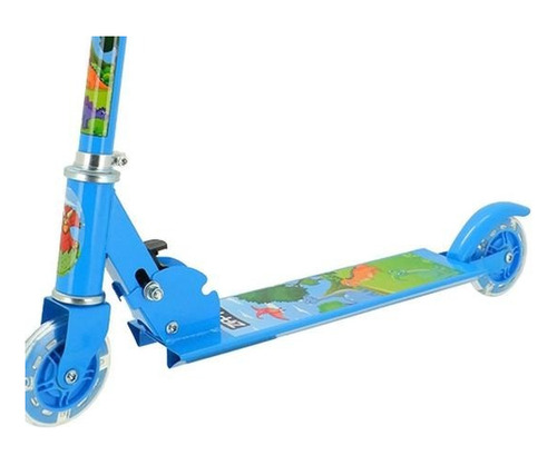 Patinete infantil Zippy Toys Light Speed de 3 ruedas de hasta 40 kg, color azul