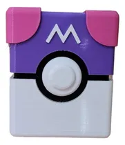 Comprar Caja Cartas Poke Deckbox Pokemon Master Ball Impreso 3d