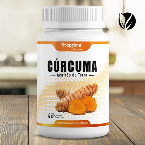 Imagem 3 de 4 de Cúrcuma Longa Açafrão Da Terra 600mg 120cps Fitoprime
