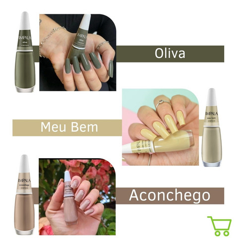 Kit 15 Esmaltes Impala Cores Da Sua Moda Lançamento Barato
