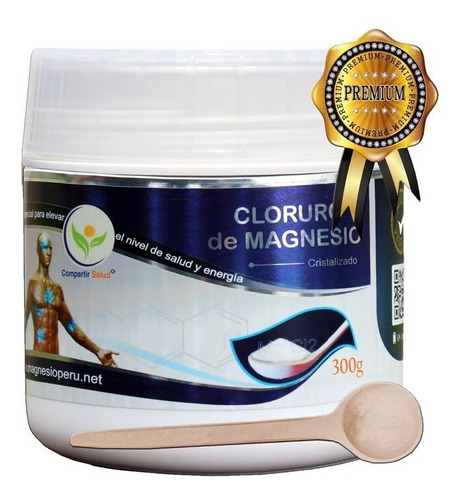 Cloruro De Magnesio Pote De 300 Gr 100% Puro Y Natural