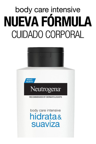 Crema Corporal Neutrogena Body Care Intensive Hidrata & Suaviza X 400 Ml.