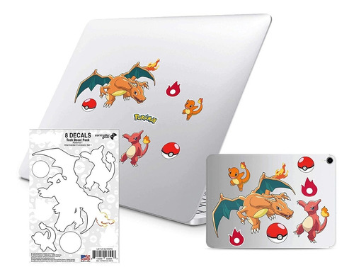 Stickers Calcomanías De Charizard, Charmander Y Charmeleon