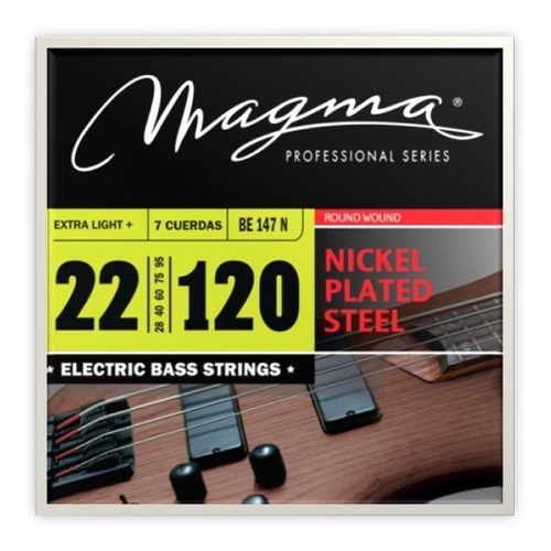 Encordado Magma Nickel Para Bajo De 7 Cuerdas 040 O 045