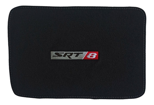 Imagen 4 de 5 de Tapetes Compatibles Con Srt 8 Grand Cherokee Jeep Rojo Gris