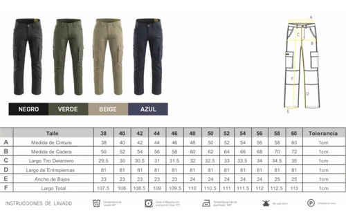 Imagen 4 de 7 de Pantalón Pampero Cargo Ripstop Hombre Antidesgarro - No Ombu