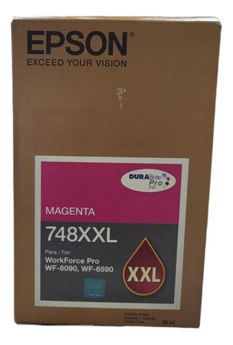 Cartucho Tinta Magenta 5k 69ml Epson Wf6090 Wf6590