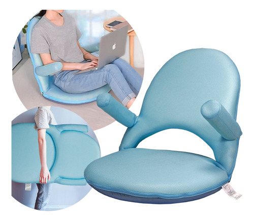 Sillón Silla Suelo Piso Plegable Respaldo Ajustable Ángulo