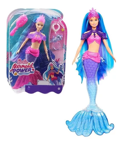 Comprar Boneca Barbie sereias Luzes Mágicas de Mattel