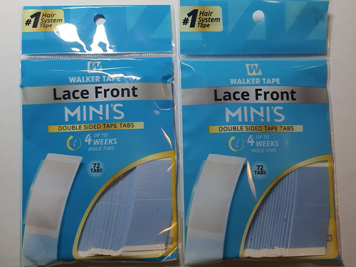 2 Paq Cintas Lace Front Minis Walker Tape Protesis Capilar 