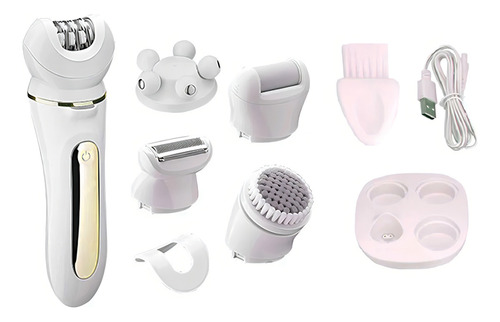Depiladora Todo En Uno Epitome Exfoliante, Shaving, Masajeador Limpia Rostro, Remueve Callo 110v