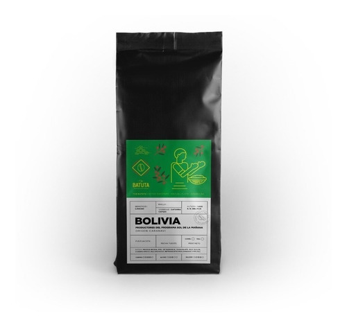 Imagen 1 de 1 de Café Origen Bolivia Productores Sol De Mañana 86 Pts X Kg
