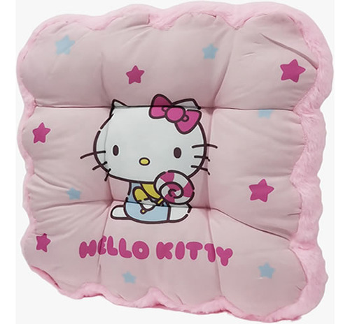 Almofada Quadrada Para Sofá Sanrio Hello Kitty 40x40cm.
