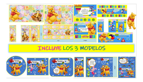 Kit Imprimible De Winnie Pooh Candy Bar