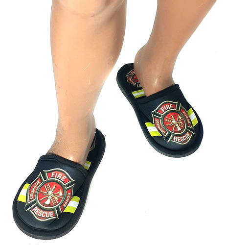 Pantuflas Adulto Bombero Cruz Malta Bomberomania