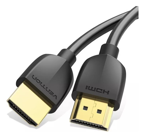 Cable Vention Hdmi 2.0 Certificado - Ultra Liviano - Portatil Ultra Fino - Premium 4k 60hz Hdr Arc - 2 Metros - Aaibh