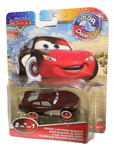 Carrinho Mcqueen c/ Luz Sons Metal 17616-95 Carros 3 Disney em