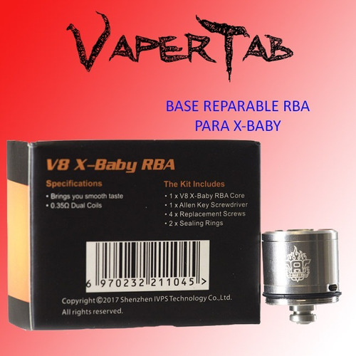 Resistencia Reparable Tf V8 X-baby Rba