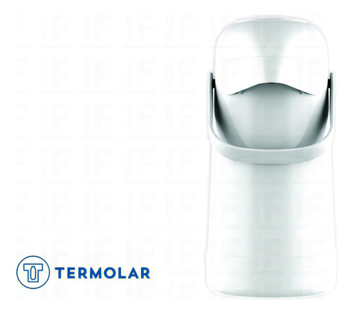 Garrafa térmica Termolar Garrafa Térmica 54716 de vidro 500mL branca
