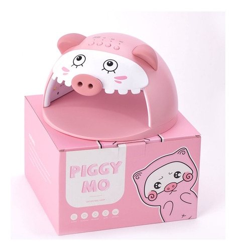 Lámpara De Uñas Uv Cute Pig Professional Soporte 48w