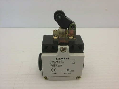 Siemens 3se0 210-1e Position Switch Roller Lever 10a 230 Bbd