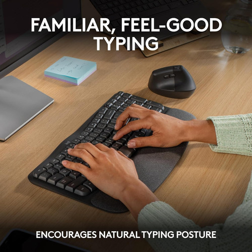 Teclado Sp Logitech Wave Keys Wireless Bluetooth