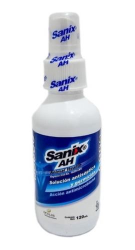 Desinfectante Antiseptico Sanix Ah X 120ml Mascotas Y A