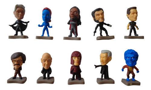 10/10 Muñequitos X Men Colección Completa En Bolsita (Usado)