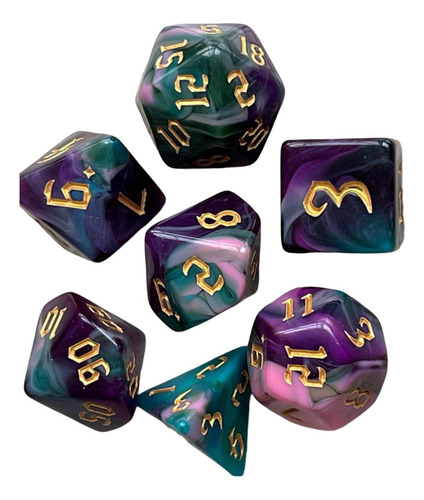 4 Juego De Dados Poliédricos Juegos De Mesa Juegos De H