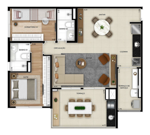 Imagem 22 de 22 de Apartamento Residencial Para Venda, Vila Guilhermina, São Paulo - Ap7312. - Ap7312-inc