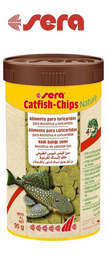 Ração Para Peixes De Fundo Catfish-chips Nature 95g Sera