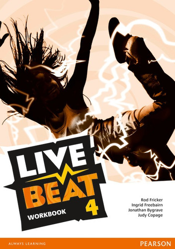 Live Beat 4 Workbook, de Fricker, Rod. Série Live Beat Editora Pearson Education do Brasil S.A., capa mole em inglês, 2015