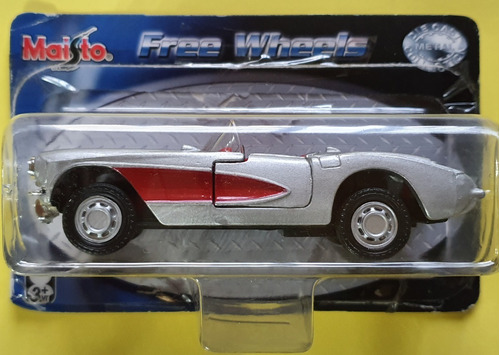 Miniatura Chevrolet Corvette '57 Maisto Free Wheels - 1/39