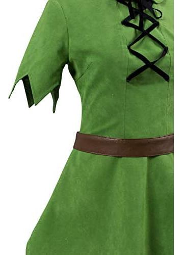 Disfraz De Peter Pan, Disfraz De Halloween Para Mujer Adulta