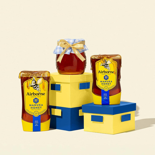 Miel De Manuka Multifloral Airborne 30+ 500 G Cruda Y Pura
