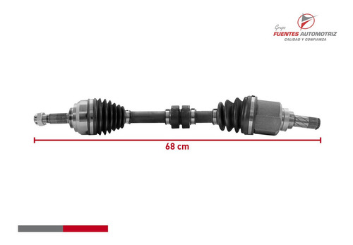 Jgo 2 Flecha Homocinetica Pil Cop Std Nissan Cube 2011 S/abs