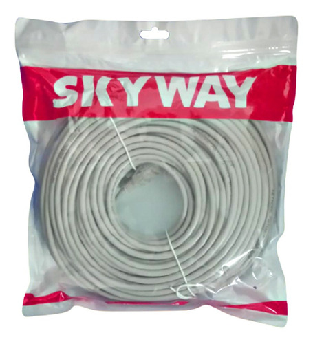 Cable Red - 30 Metros - Skyway Utp Internet Router Tv Pc