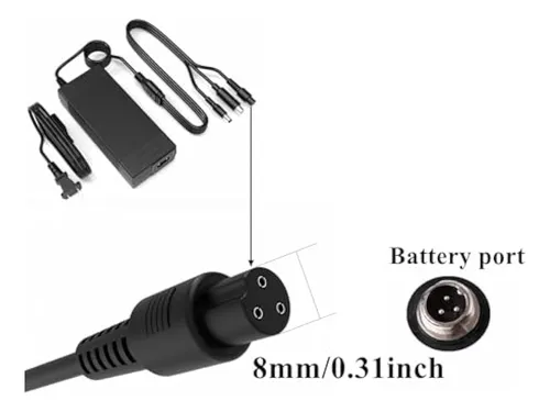 Cargador Eléctrico Hover-1 De 42 V, 2 A, 3 Enchufes.