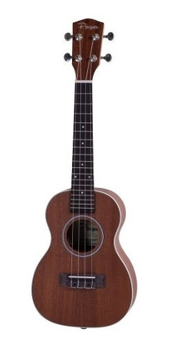 Ukelele Concierto Parquer Tapa Caoba Maciza Con Funda Uk250