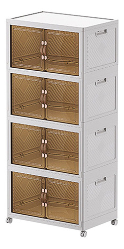 Gabinete Almacenamiento Carro Organizador 4 Niveles 136.5cm