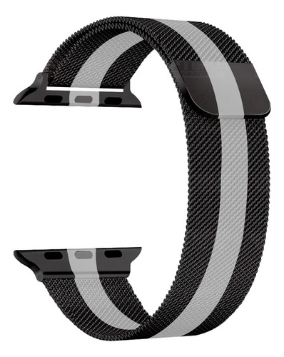 Banda Manilla De Acero Compatible Con Reloj Apple Watch 44mm