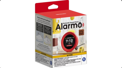 Nintendo Sound Clock: Alarmo Reloj Despertador Color Rojo