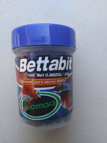Imagen 1 de 4 de Lote Caja Con 160 Bettabit 25gr Biomaa Q125 Alimento Pez Bet