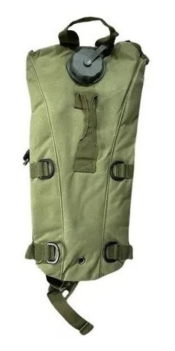 Mochila Camelback Hidratante Tactica Bolsa De Agua 3lt Verde